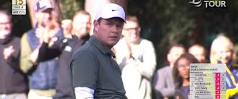 WATCH | Robert MacIntyre holes out from 190 yards for an eagle
