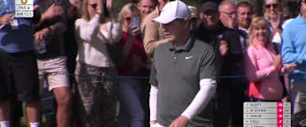 WATCH | Robert MacIntyre chips in at the sixth