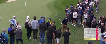 WATCH | Angel Ayora holes sensational lofted chip