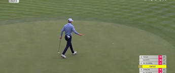 WATCH | Ryan Gerard makes eagle at the 17th to claim solo lead
