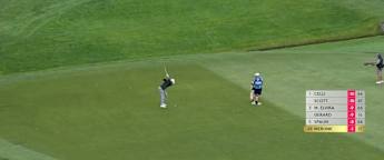 WATCH | Adrian Meronk eagles 18th to make the cut