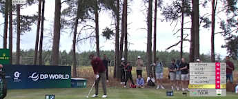 WATCH | Adam Scott birdies tenth after pin-point tee shot