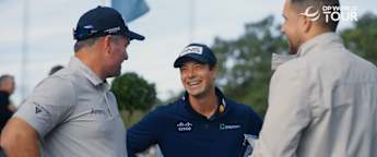 Fleetwood, Hovland & Fox surprise a fan at the BMW PGA Championship