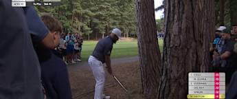 WATCH | Tyrrell Hatton produces ANOTHER excellent recovery from the trees