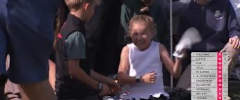 Justin Rose makes the day of child by gifting glove