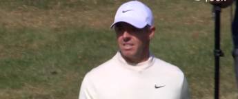 WATCH | Rory McIlroy plays an incredible approach from the rough