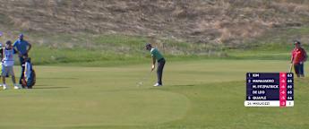 WATCH | Guido Migliozzi hits the hole at the fourth