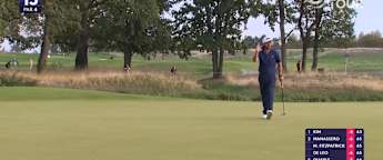 WATCH | Tommy Fleetwood holes a monster on the 13th