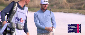 WATCH | Ryan Gerard pitches in for eagle at the 14th