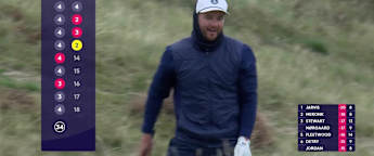 WATCH: Michael Stewart holes out for eagle