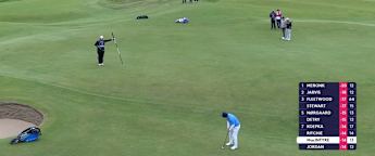 WATCH: Robert MacIntyre eagles the 14th at St Andrews