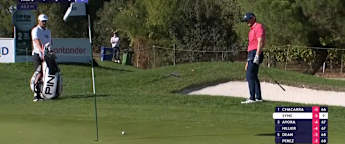 WATCH | Connor Syme chips in to save par