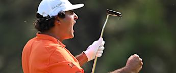 WATCH: Eugenio Chacarra makes eagle to move one off lead