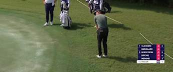WATCH | Daniel Hillier chips in at the 14th