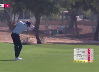 Jacob Skov OLESEN | DP World Tour Championship Round 2 | 3rd Hole