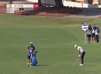 WATCH: Justin Rose inches away from a hole out