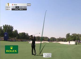 Aaron Rai | DP World Tour Championship Round 1 | 1st Hole