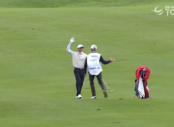 WATCH: Amateur Lukas Boandl holes approach at 12th for birdie