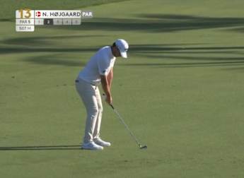 Nicolai Hojgaard | Hero Dubai Desert Classic Round 1 | 13th Hole