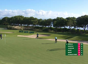 WATCH: Mazzoli holes massive 40 footer at 17