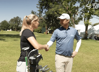 Justin Harding tells guest caddie Iona Stephen all about Muthaiga Golf Club