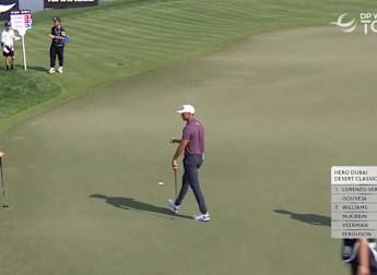 Johannes Veerman joins the lead with a birdie