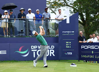 Matthew Jordan and Marcus Armitage tied at the top in Singapore