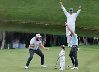 Like father, like daughter - Poppy McIlroy steals the show at Masters Par 3 Contest