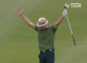 Tapio Pulkkanen holes out for eagle! 