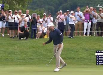 Nicolai Von Dellingshausen lands extraordinary eagle at the ninth