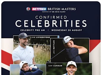 England cricket stars confirmed for Betfred British Masters Celebrity Pro-Am