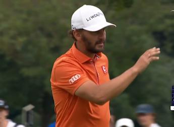 Joost Luiten birdies from long range at the tenth
