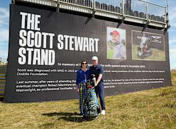 Robert MacIntyre helps open Scott Stewart Stand at Genesis Scottish Open