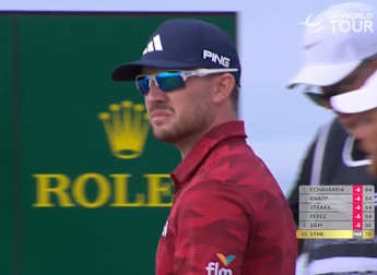 WATCH: Connor Syme almost aces the 14th hole