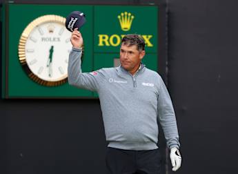 Pádraig Harrington enjoys 'emotional' opening tee shot at The Open