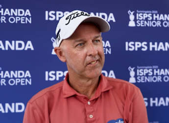 Cameron Percy: I hadn't touched a club since the US Senior Open