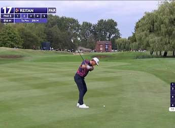 'A touch of genius' - Kristoffer Reitan sets up tap-in eagle after brilliant approach