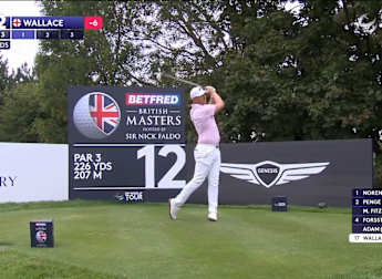 Matt Wallace comes close to ace at the 12th