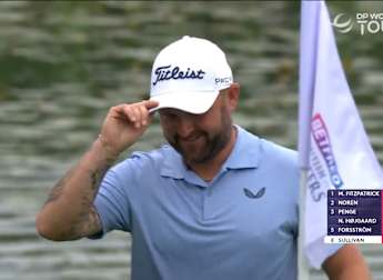 Andy Sullivan chips in for closing birdie