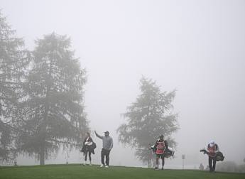 Golf in the clouds at the Omega European Masters