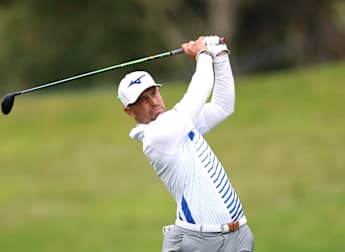 Adrien Saddier leads Amgen Irish Open despite Angel Hidalgo's birdie blitz