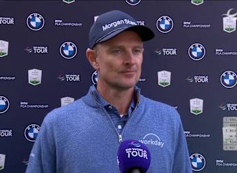 Justin Rose: Took me a while to find my rhythm but began to play much better on the back nine