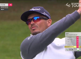 Ewen Ferguson takes dead aim at the third