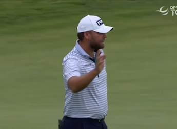 WATCH: Daniel Brown holes from distance again to eagle the fourth