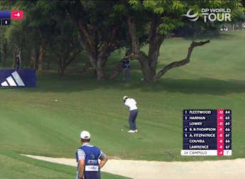 WATCH | Jorge Campillo chips in for eagle at the eighth