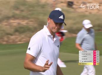 WATCH | Ludvig Åberg drains long eagle putt at the 11th