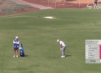 Adrien Saddier | DP World Tour Championship Round 2 | 16th Hole