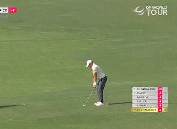 WATCH: Matt Fitzpatrick HOLES OUT for eagle