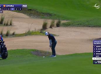 'He's got such flair' - Angel Ayora dials in wedge game at the eighth