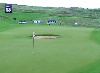 WATCH: Herman Loubser plays brilliant flop shot over bunker